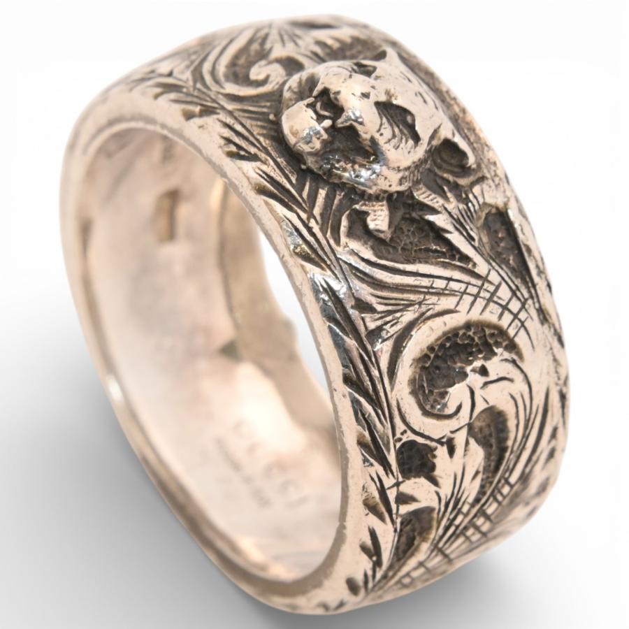 GUCCI（グッチ） タイガーヘッド アラベスク ガーデン リング 17号 A