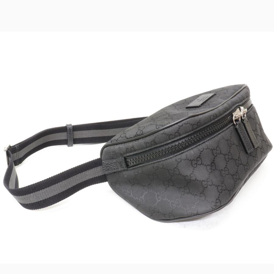 GG （美品） グッチ GUCCI ウエストポーチ ボディバッグ ナイロン