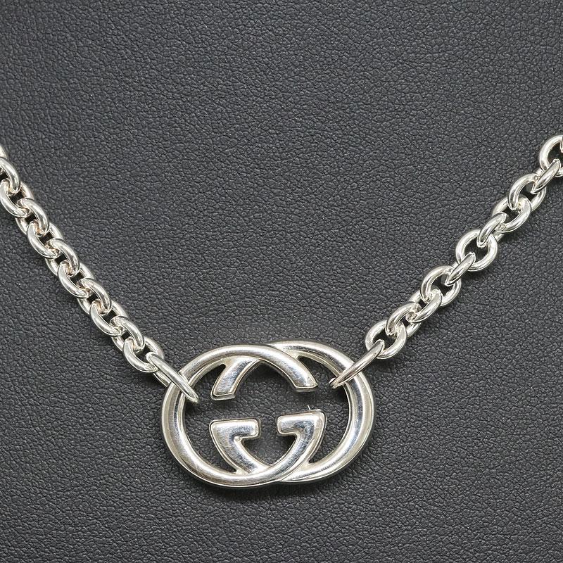 チェーン GUCCI グッチ 925 シルバー インターロッキングG 190489