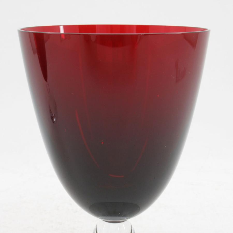 バカラ（Baccarat） ベガ スモールグラス レッド ペアセット 箱付き