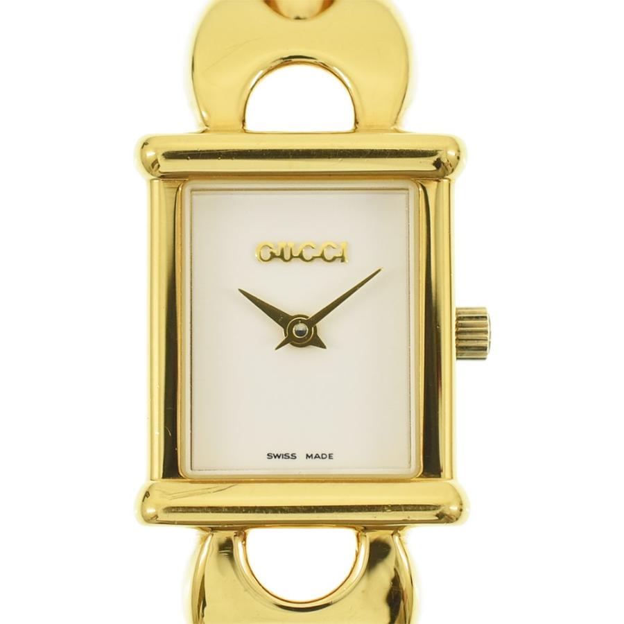GUCCI（グッチ） 1800L チェンジベルト ウォッチ 腕時計 ホワイト文字