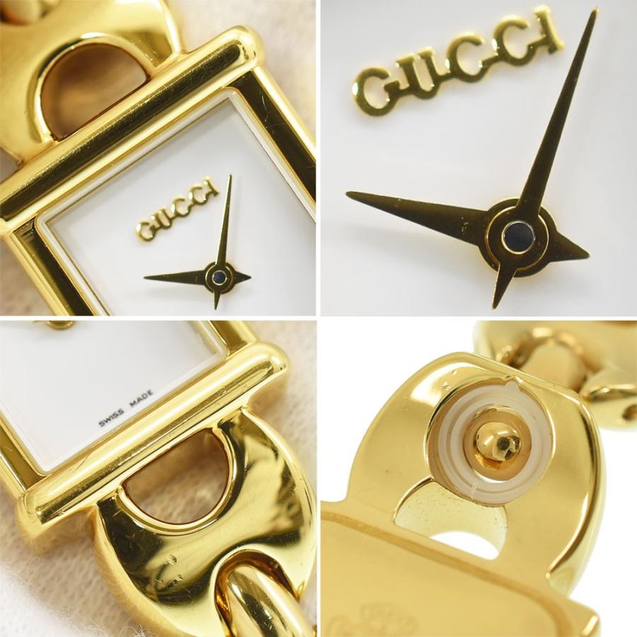 GUCCI（グッチ） 1800L チェンジベルト ウォッチ 腕時計 ホワイト文字