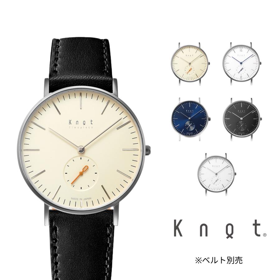 Knot 腕時計 スモールセコンド 時計本体のみ 日本製 36mm シルバー