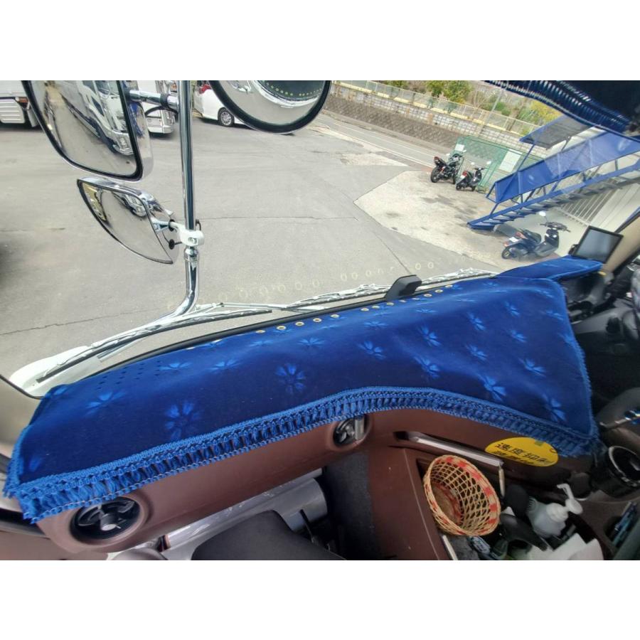 17スーパーグレート用 モケットフラワー コスモス ダッシュマット