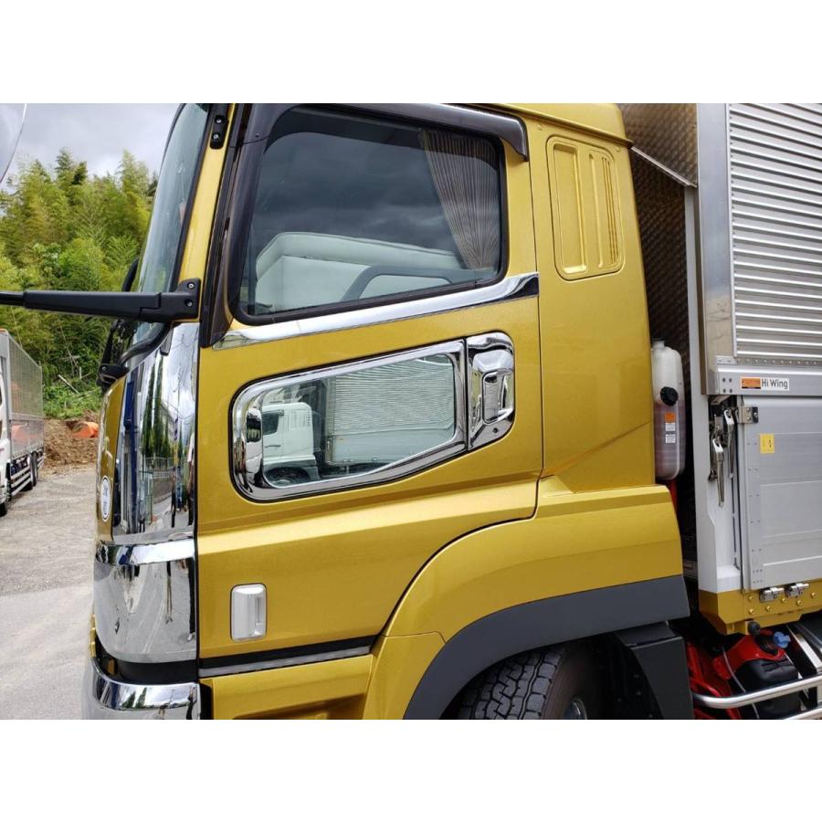 三菱ふそう 17スーパーグレート用 ドアアッパーモール AS製 : トラック