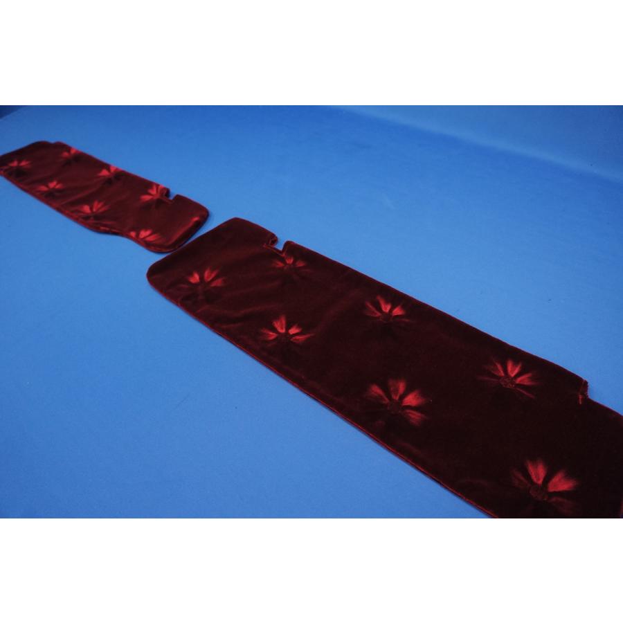 17プロフィア用 サンバイザーカバー モケットフラワー コスモス 運転席