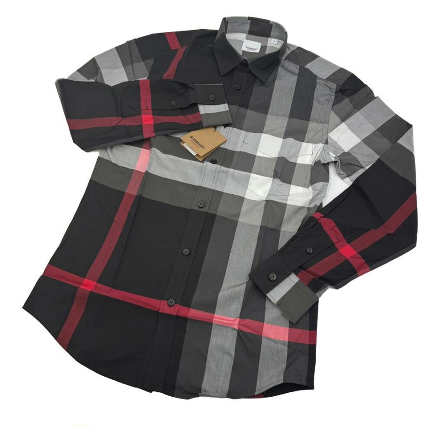BURBERRY（バーバリー） シャツ メンズ トップス 長袖 ブラック 黒