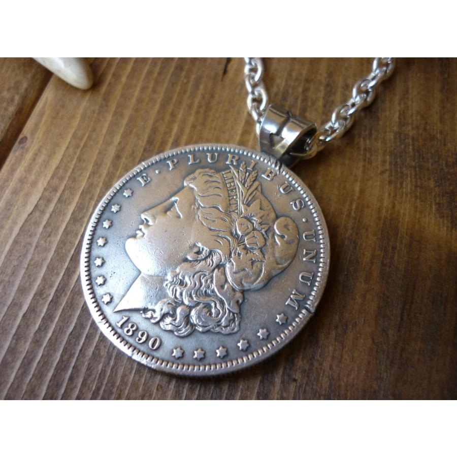 USA オールドコインペンダント （モルガンダラー1890年）銀貨