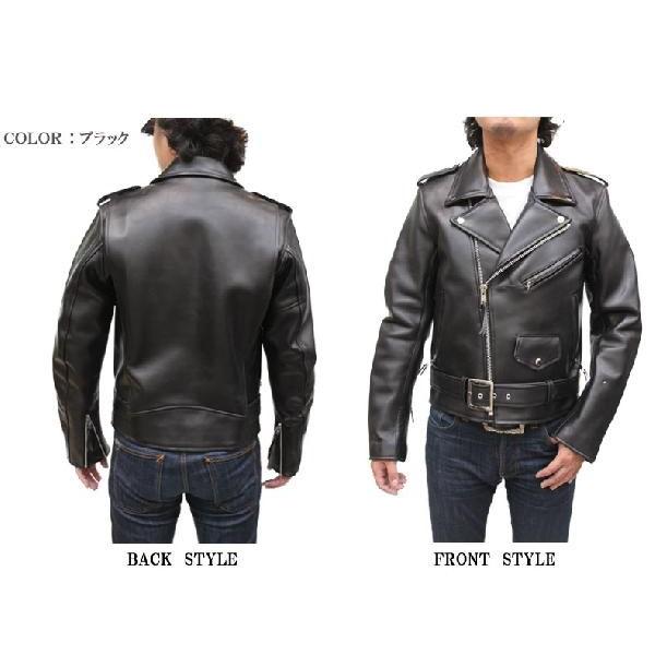 メンズ ライダースジャケット ライダーズジャケット ダブル レザー