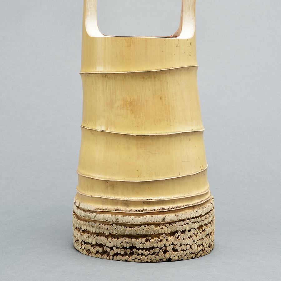 花器 竹 竹器 生け花 二重切(根付） : フラワーショップ花楽 Yahoo!店