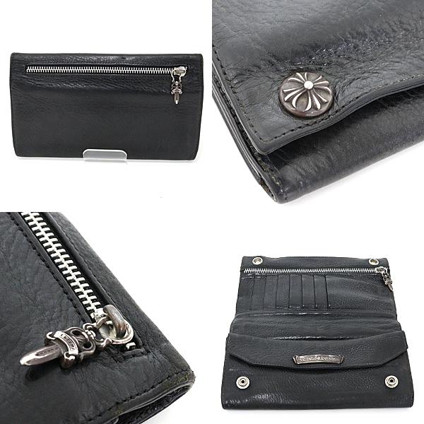 CHROME HEARTS（クロムハーツ） グリーシー クロスボタンレザー ロング