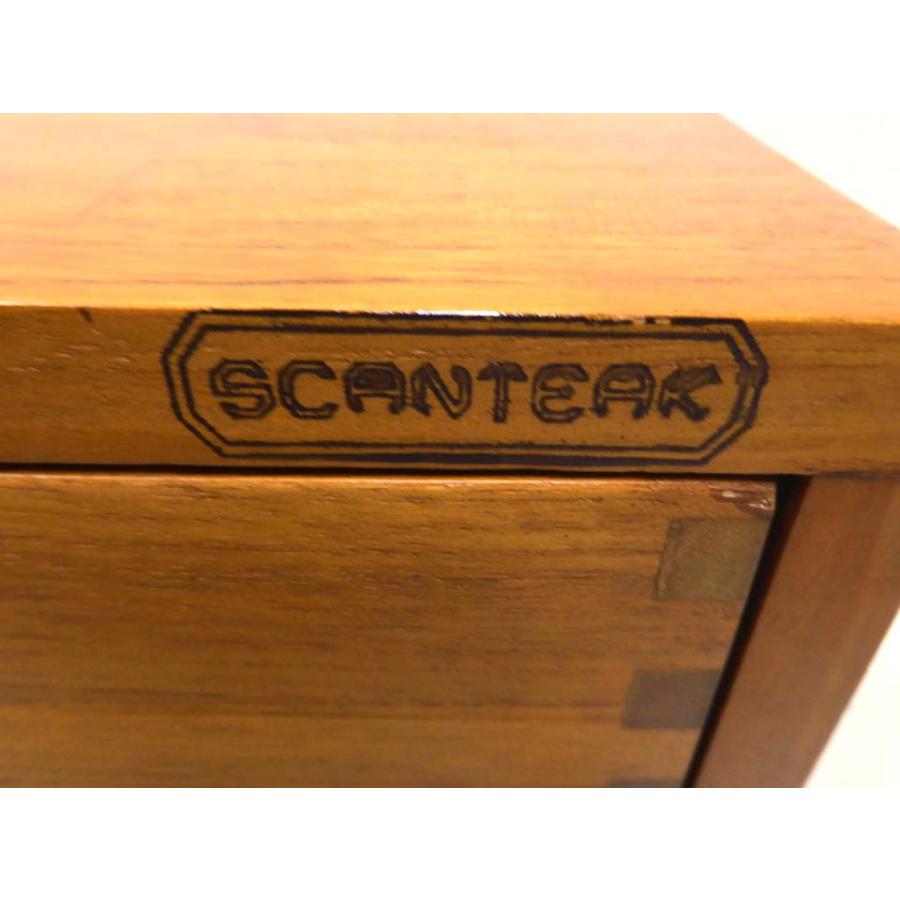 □SCANTEAK スキャンティーク□FISKE チーク材 テレビボード AVボード