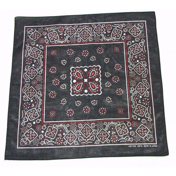 日本製バンダナ クッキー柄 ブラック : 快適Goods - 通販 - Yahoo