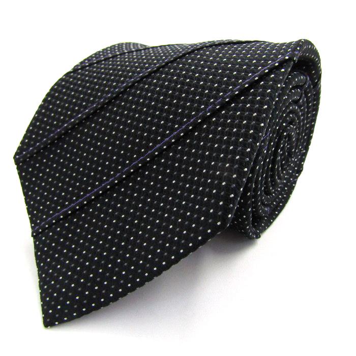 P.C HOUSE ブランド ネクタイ ストライプ柄 ドット シルク PO メンズ