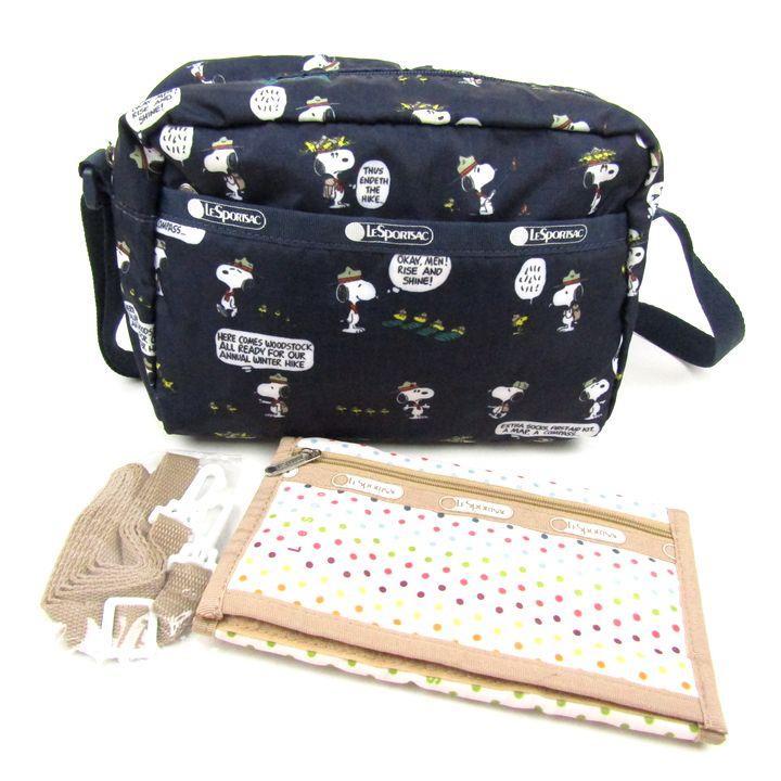 LeSportsac（レスポートサック） スヌーピー コラボ ショルダーバッグ