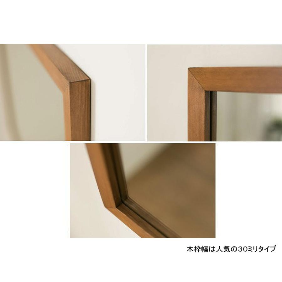 洗面台 鏡 木枠 交換 diy 洗面鏡 /パイン 400×300 木枠幅30mm/ 姿見