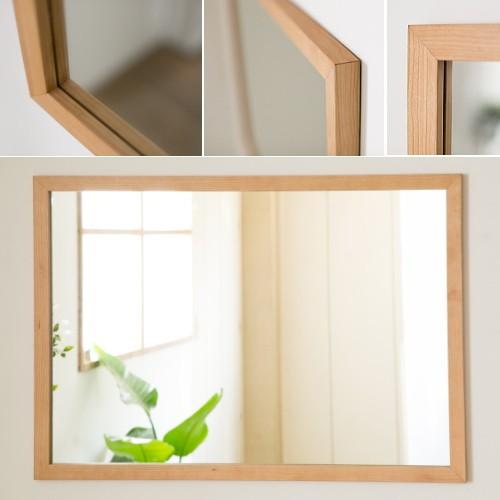 洗面台 鏡 木枠 交換 diy 洗面鏡 /ブラックチェリー 800×600 木枠幅