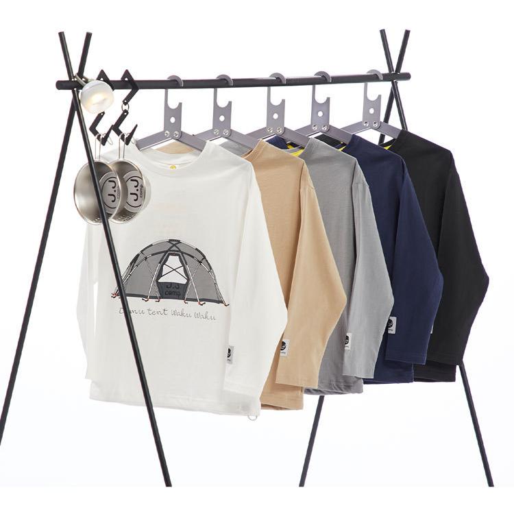 J.J CAMP 長袖 キッズ Tシャツ 子供服 親子コーデ ロンT 男の子 女の子