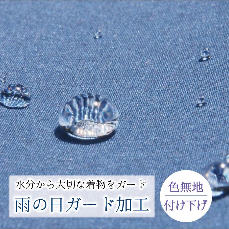 ガード加工 【 お仕立て上がり 色無地 付け下げ 】 撥水 防カビ 汚れ