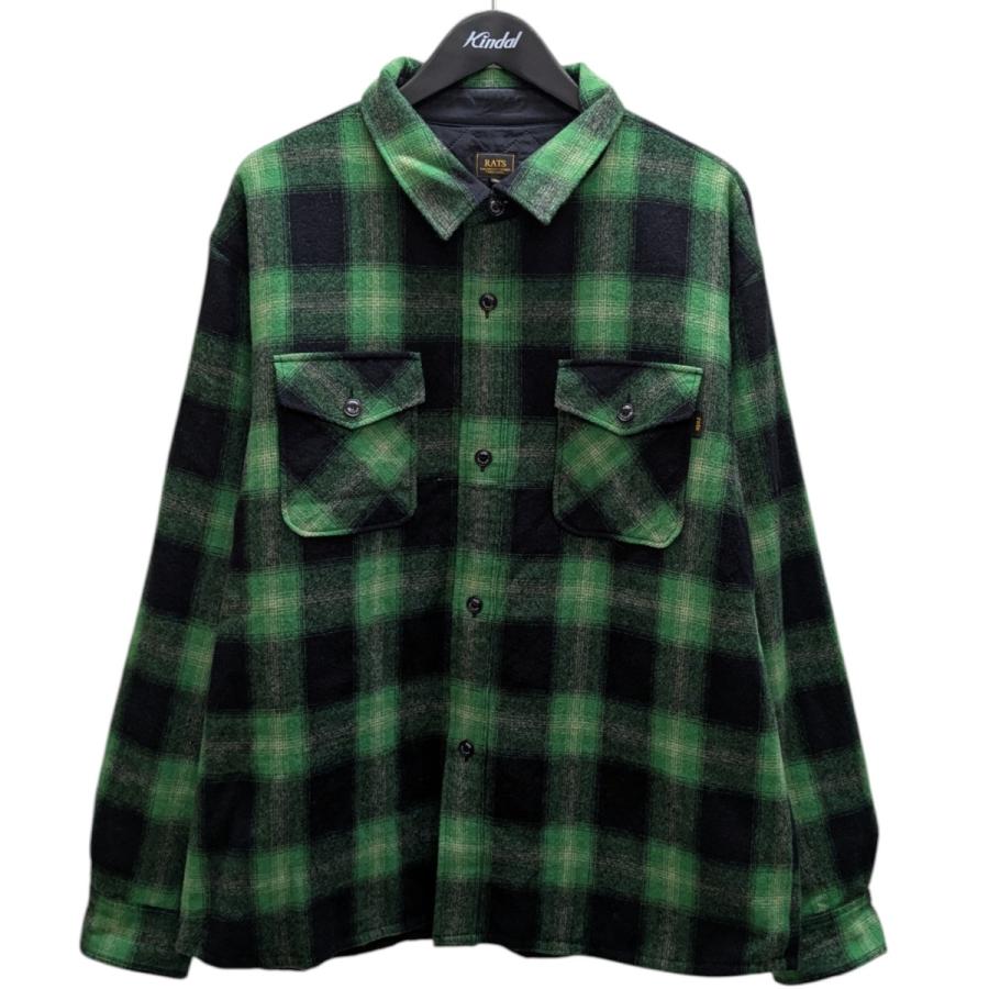 RATS（ラッツ） 【値下げ】RATS WOOL CHECK SHIRT JKT チェックシャツ