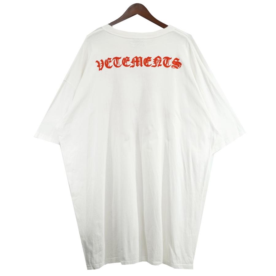 値下げ】VETEMENTS 21SS ANARCHY GOTHIC LOGO T-SHIRT ロゴ アナーキー