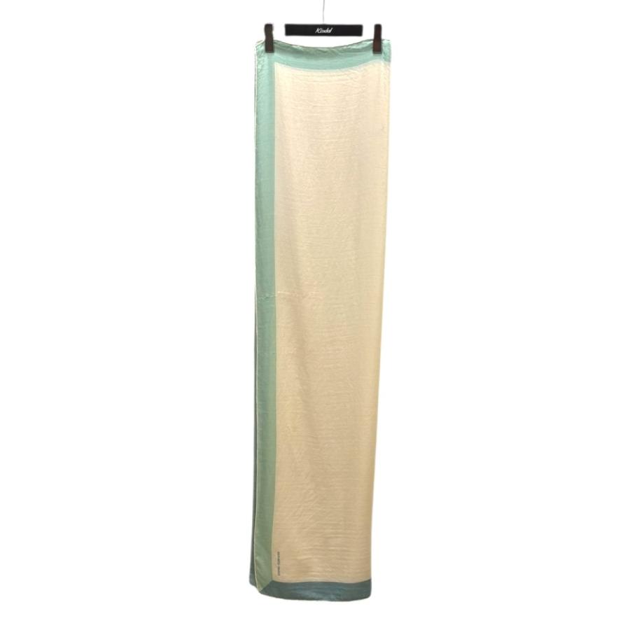 HERMES（エルメス） カレ140 GEANT ENCADRE ホワイトxブルーx