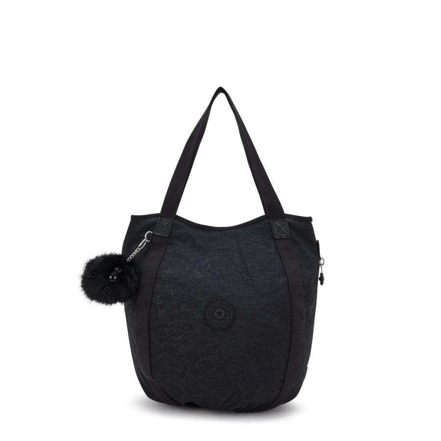 kipling（キプリング） 公式 トートバッグ BALLOON(Black Floral Em