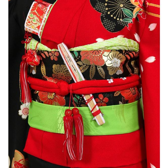 七五三 着物 7歳 レンタル フルセット 女の子 箱迫セット 赤 7歳 貸