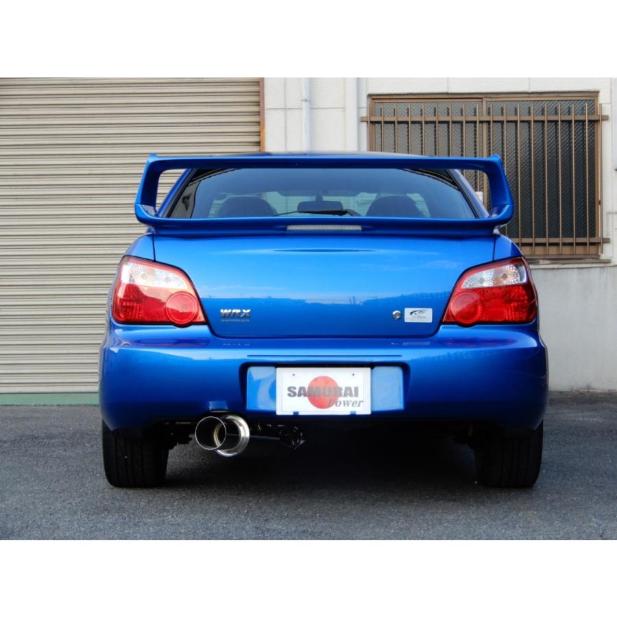 GDB・GDA インプレッサ用 砲弾ロングマフラー！SAMURAI POWER