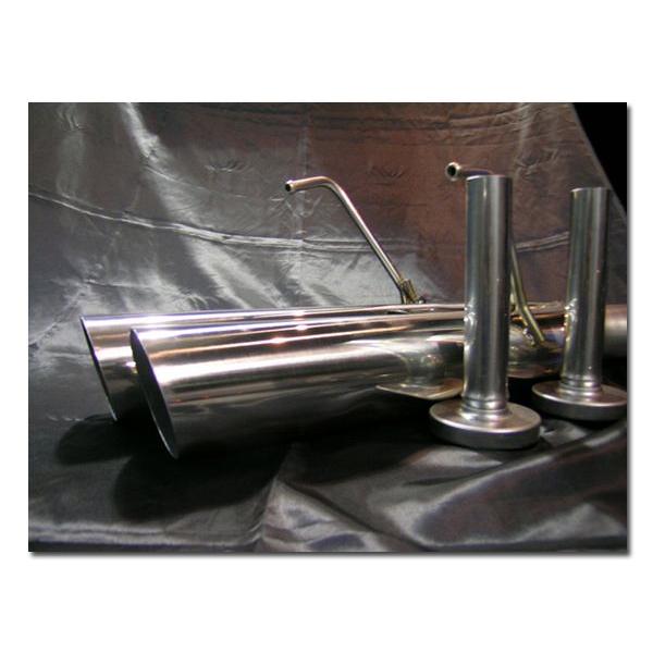 豊和管オールステンレスマフラー ダブル出し チェイサー GX81 1G-GTE