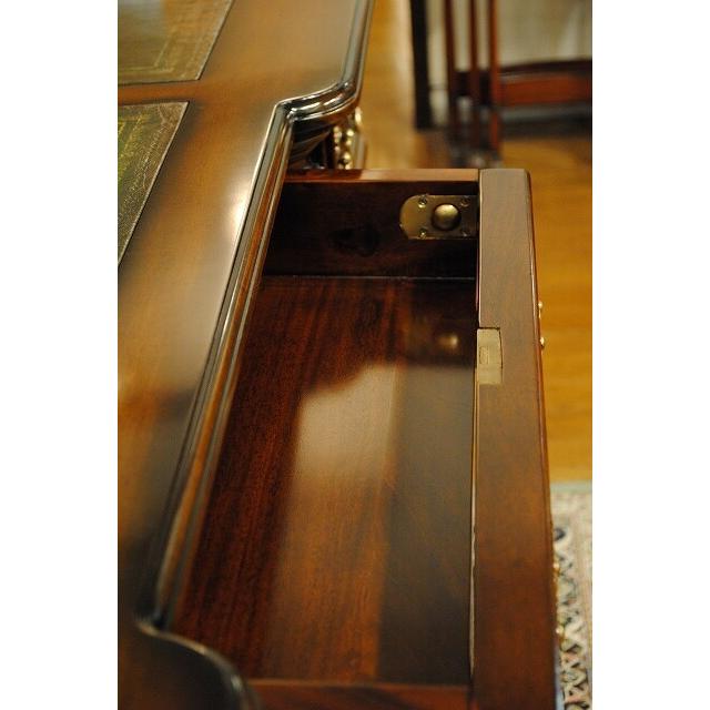 プレジデントデスク マホガニー 両袖デスク 140cm アンティーク