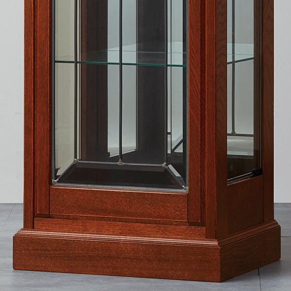 カントリーハウス ショーケース L キュリオケース ガラスケース オーク