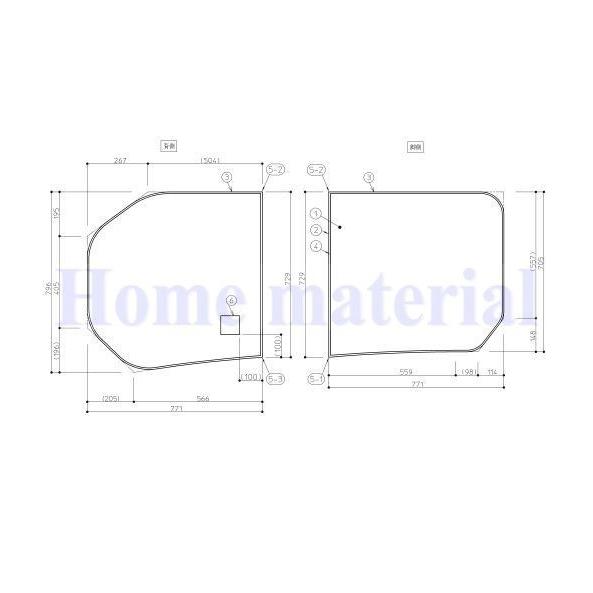 TOTO 送料無料 お風呂のふた 風呂ふた 組み合わせ式 2枚組みふた