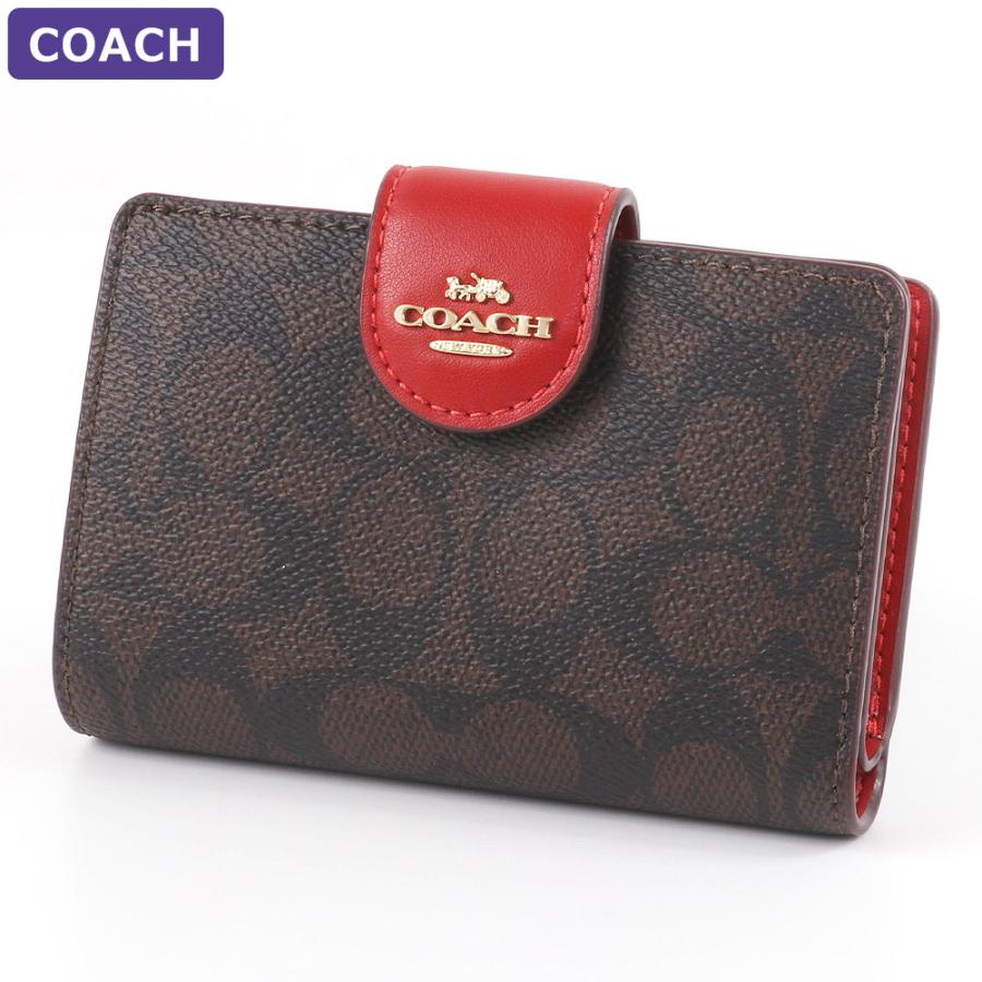 COACH（コーチ） 財布 二つ折り財布 CW786 IMXD0 シグネチャー