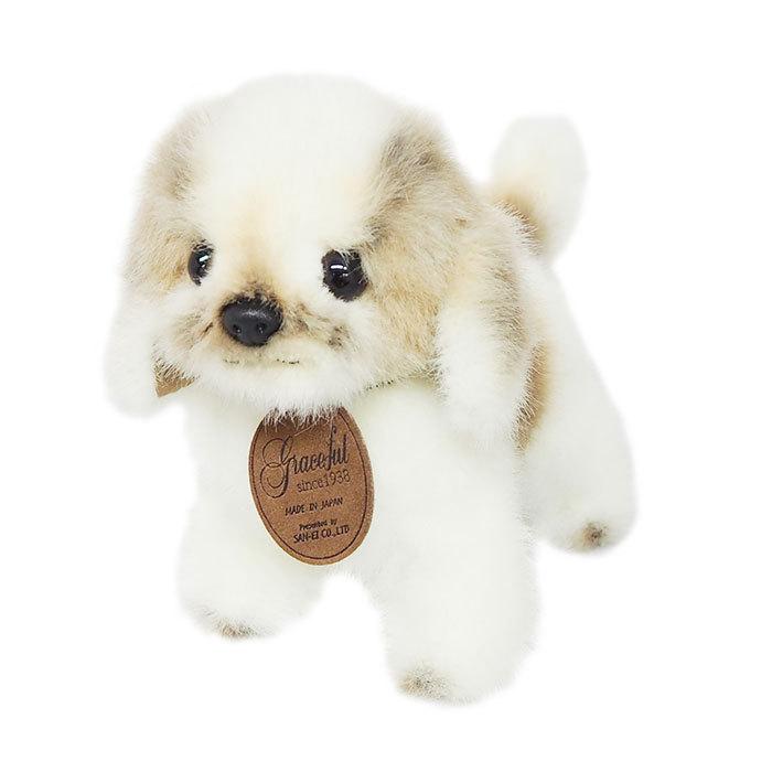 グレイスフル 子犬シリーズ シーズー 立ち 犬 ぬいぐるみ 日本製 三英
