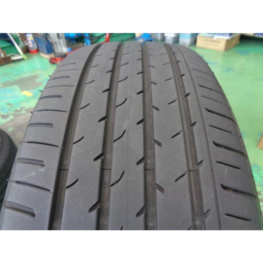 7.5J-18インチ 5H114.3 +42 S-HOLD 225/60R18 ADVAN V03 中古 ホイール