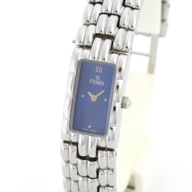 FENDI（フェンディ） 腕時計 クオーツ SS 660L ブルー盤 ステンレス