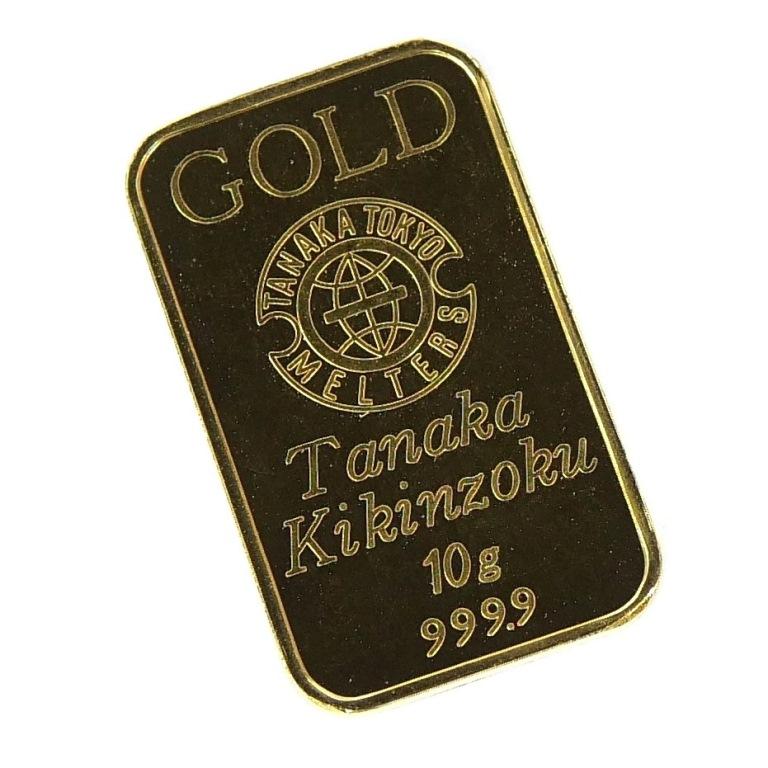 田中貴金属 純金 インゴット ゴールドバー ingot 10g 【中古】(69486