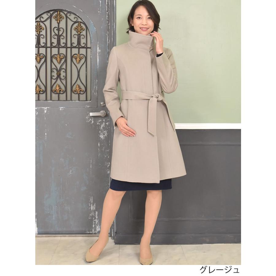爆買 コート レディース スタンドコート カシミヤ 100％ カシミア