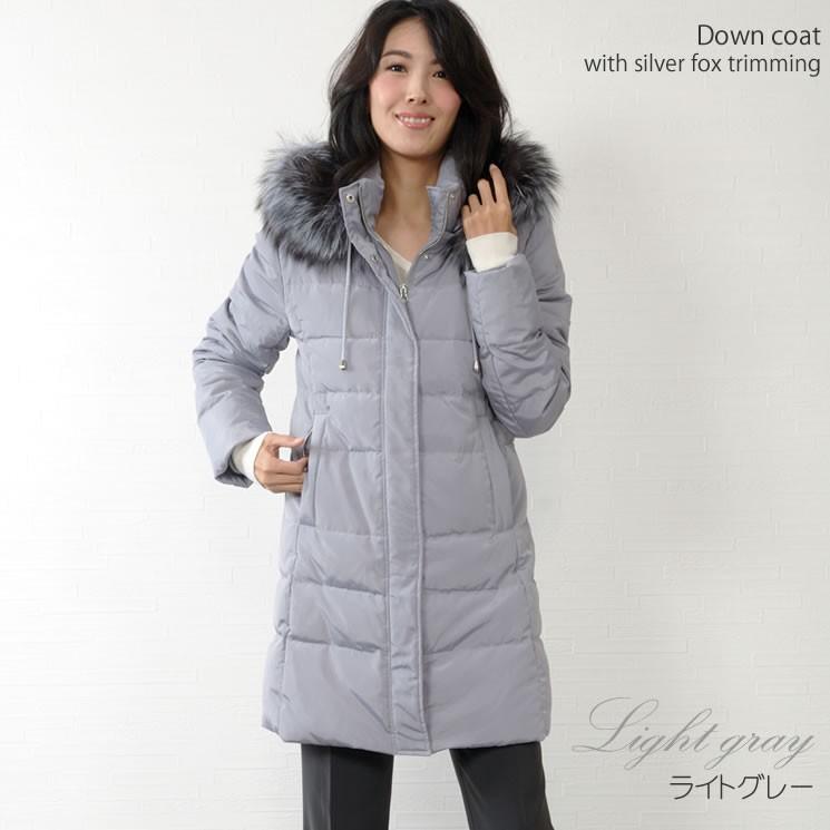 爆買 ダウンコート レディース ダウンジャケット 撥水 防寒 シルバー