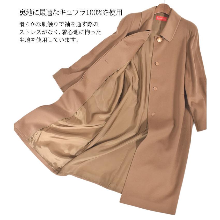 爆買 ステンカラーコート イタリア最高素材 カシミヤ カシミア 100
