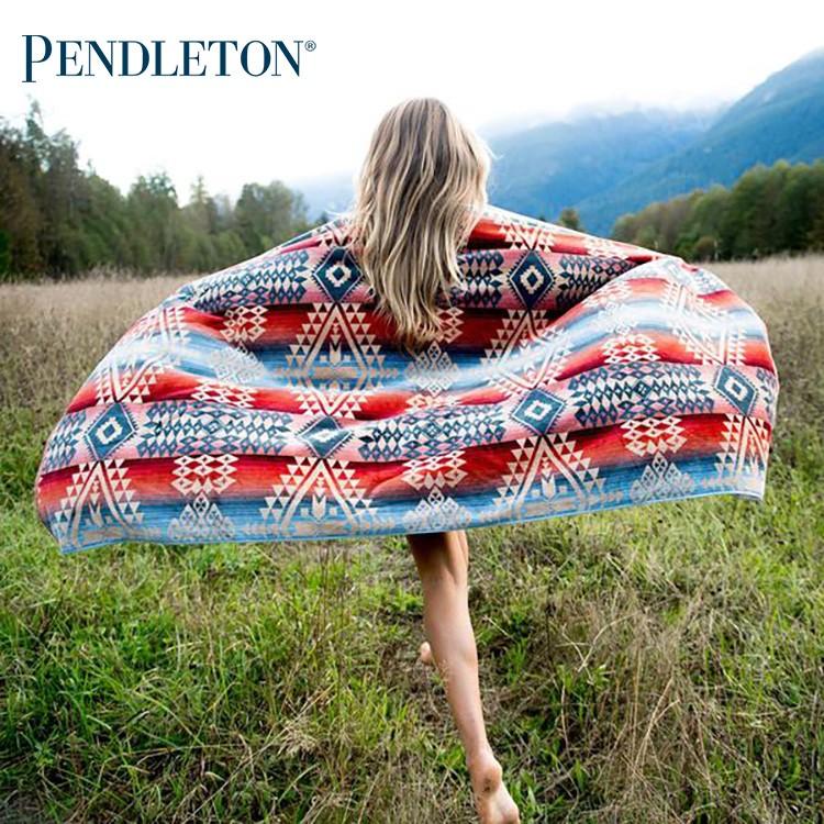 爆買 PENDLETON ペンドルトン ブランケット 157cm×178cm ジャガード