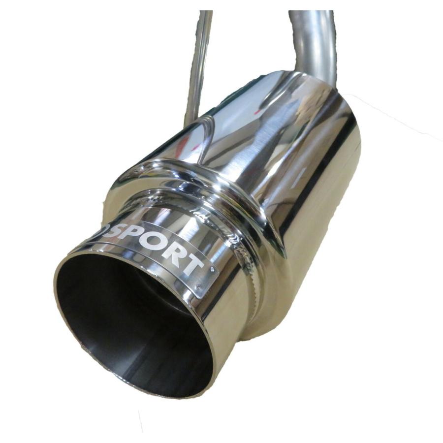 D-SPORT スポーツマフラー 1本出し砲弾テール／テールエンド89.1φ
