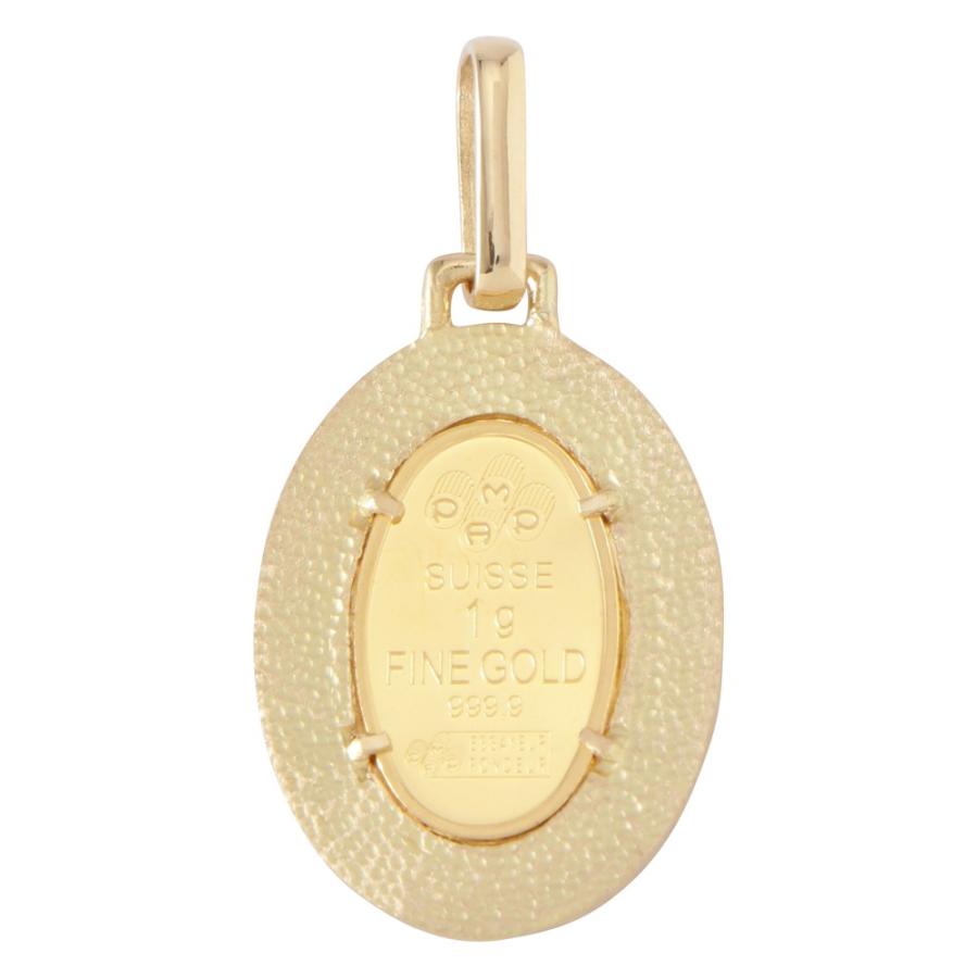 純金 K24 マリア 1g ペンダントトップ コイン メンズ レディース