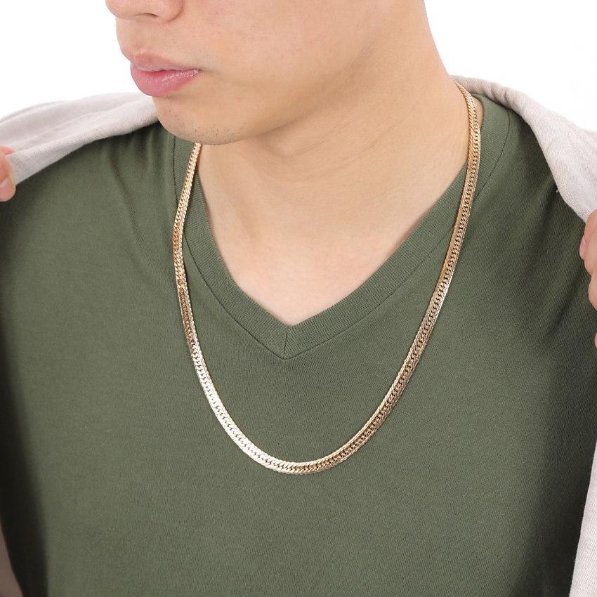 18金 喜平ネックレス Mカット トリプル 50g 60cm チェーン 造幣局検定