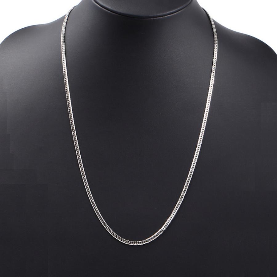 喜平ネックレス プラチナ 6面 ダブル 20g 60cm メンズ レディース