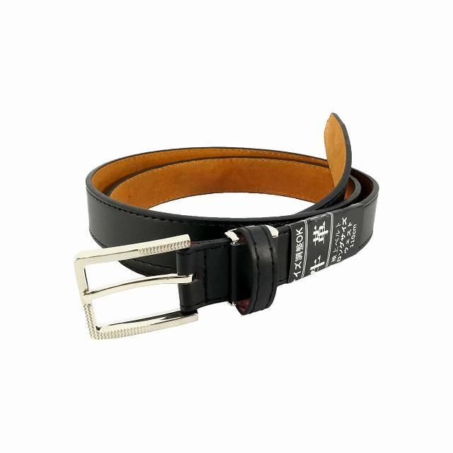 ベルト メンズ ロング 黒 牛革 レザーベルト ピンベルト ビジネス