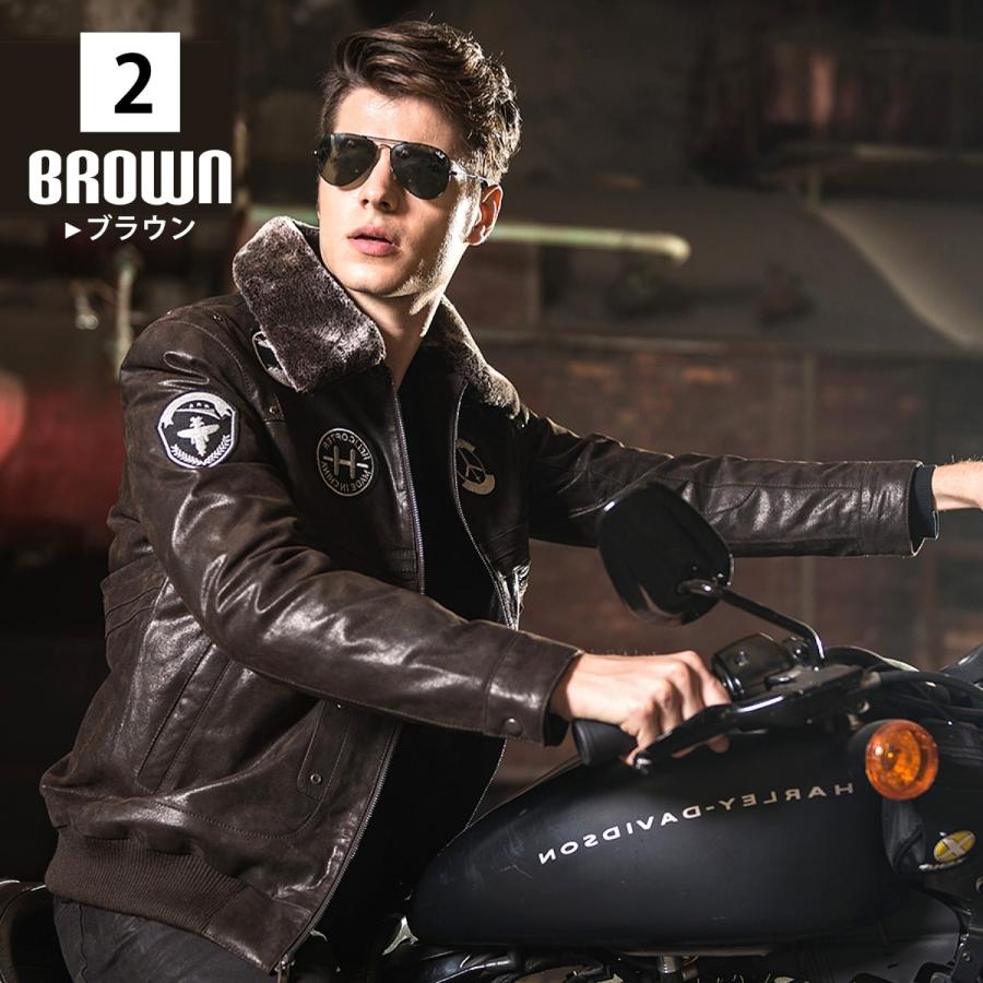 送料無料!】全2色 9サイズ メンズ ピッグスキンファーカラーワッペン