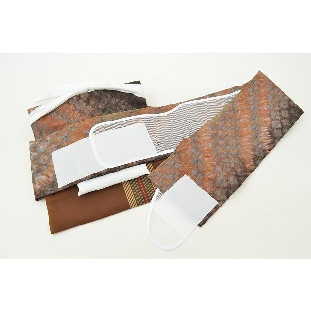 作り帯 袋帯 リサイクル帯 正絹 二重太鼓 着付け 簡単着付け 美品