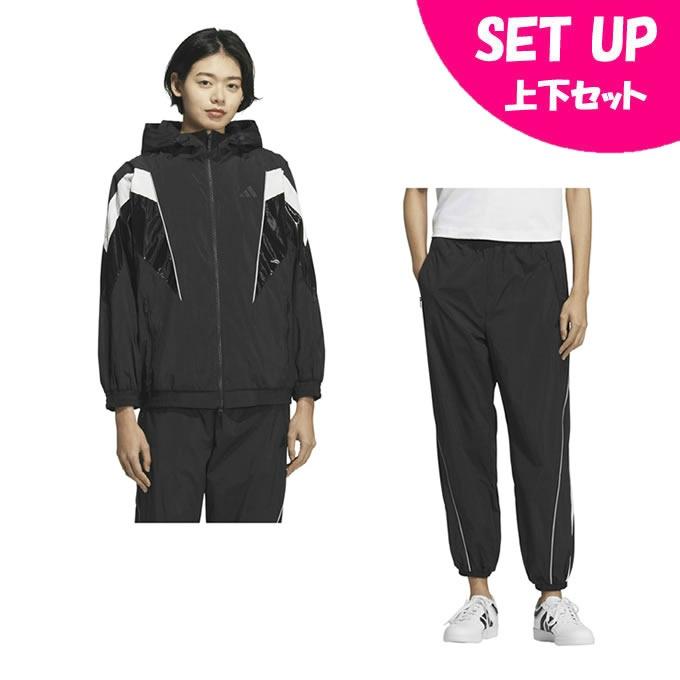 adidas（アディダス） ウインドブレーカー上下セット レディース